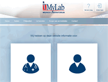 Tablet Screenshot of mylab.sr